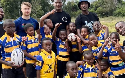 Maro Itoje visits the KRDA in Nairobi!