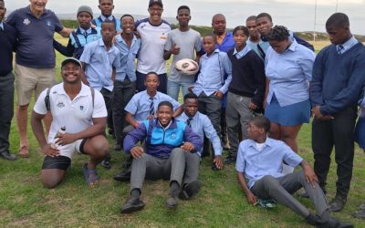 Kids at Masi are inspired at a recent rugby game!