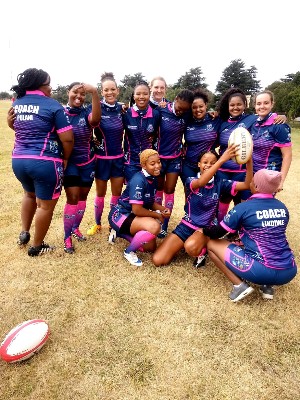 Gauteng Women’s Rugby Institute team players and coaches