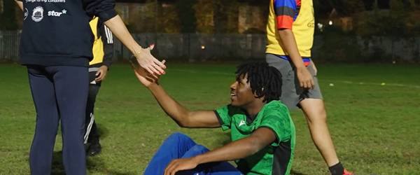 TackleLondon Coach helps Teen