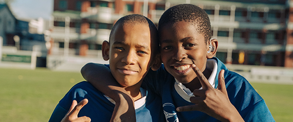 Children from Villager Deaf Rugby
